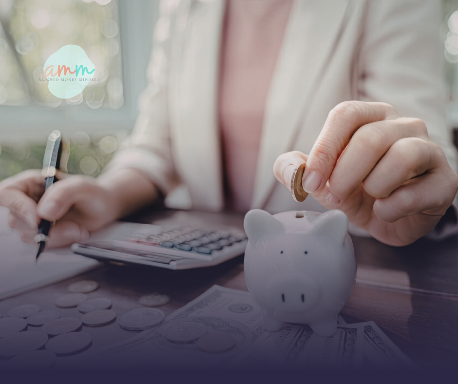 woman putting coin in piggy bank - you already know how to save
